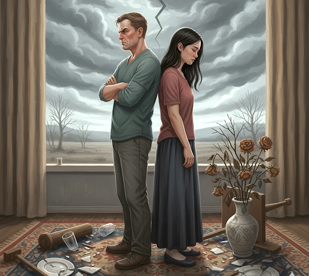 Can a magic spell or curse be used to break up a relationship?
