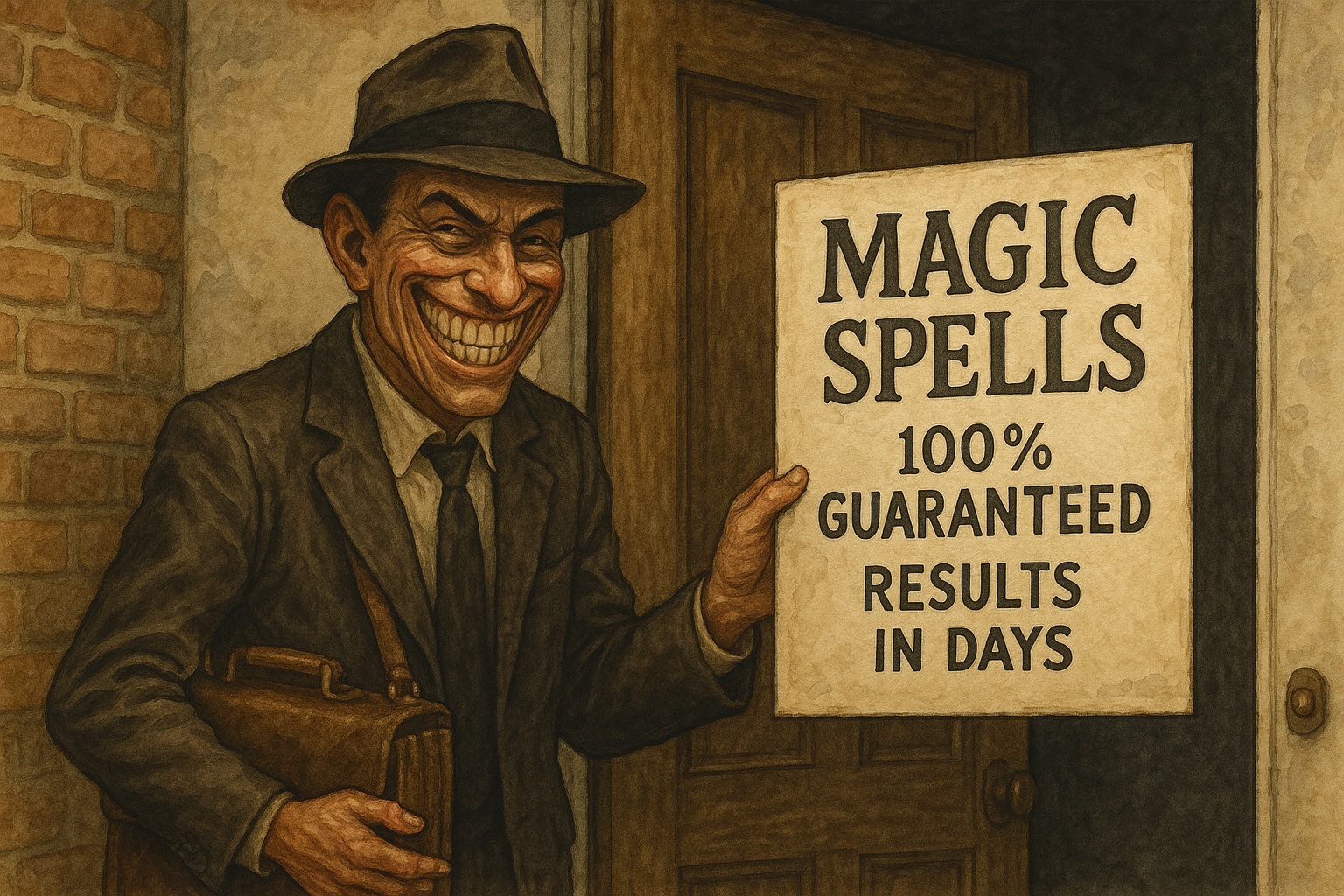 "I need to find a genuine spell caster, who offers 100% guaranteed results in days..."