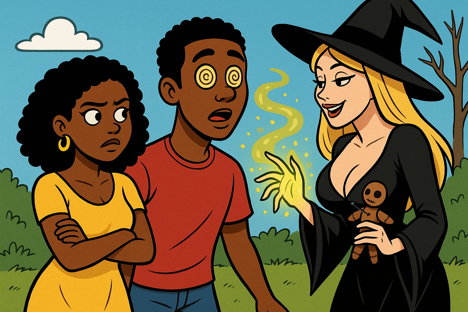 Someone is trying to steal my partner with black magic. How do I block their spells?